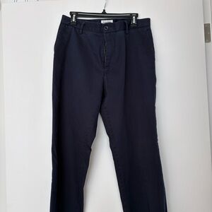 Dockers Men's Straight Fit Dark Blue Chinos